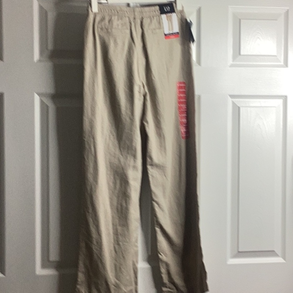 GAP Linen Blend‎ Pull On Pants XS New - Picture 3 of 6